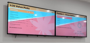 Digital menus
