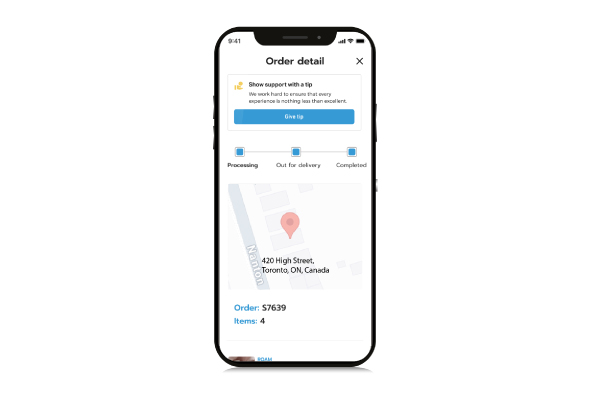 Tracking Orders and Rewards