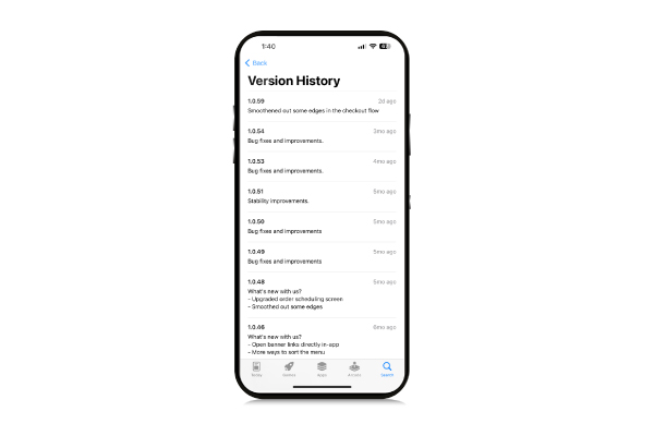 Updates and Stability