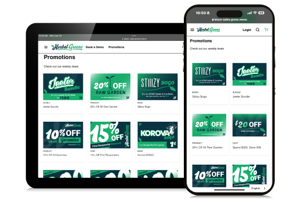 Dedicated Promotions Page